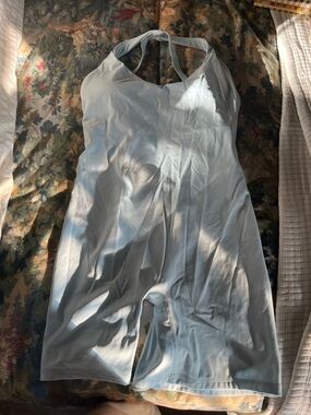 Oner Active Light Blue Athletic Romper with Halter Straps